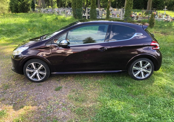 Peugeot 208 cena 27000 przebieg: 111800, rok produkcji 2012 z Mieroszów małe 37